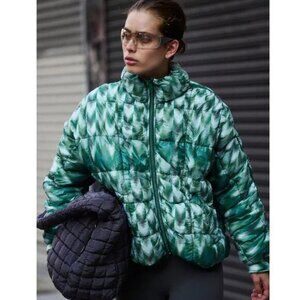 NWT Free People Pippa Packable Puffer Jacket Heritage Combo size- LARGE
